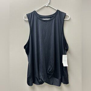 Ricki’s Active Black Twist Front Tank Top